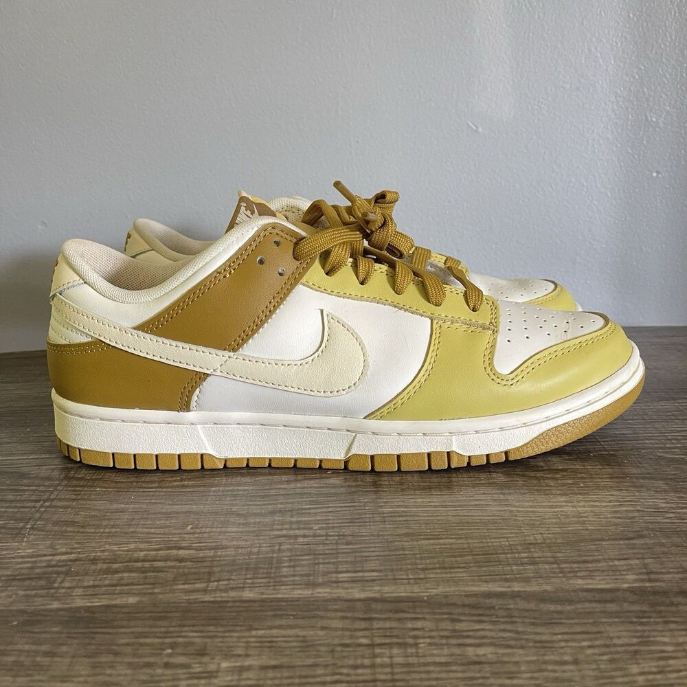 Nike Dunk Low Retro Men Bronzine Coconut Milk Sneakers Shoes FZ4042-716 Size 9
